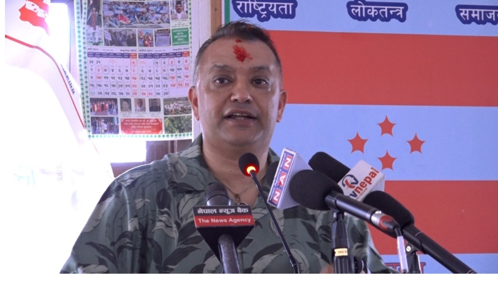 काङ्ग्रेसले देशभित्रै रोजगार दिन्छ, ढुक्क हुनु बिदेश जान पर्दैन गगन थापा